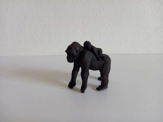 Obrázek z Gorila horská s mládětem zooted plast 9cm v sáčku 